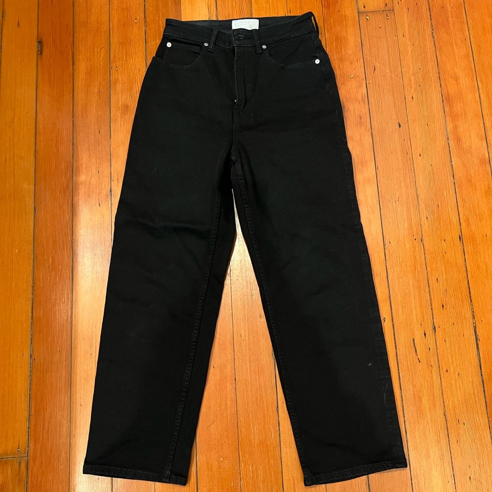 Everlane curvy way-high hourglass black jeans - size 27
